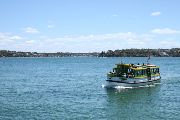 Ferry approaching Bundeena, Sutherland Shire