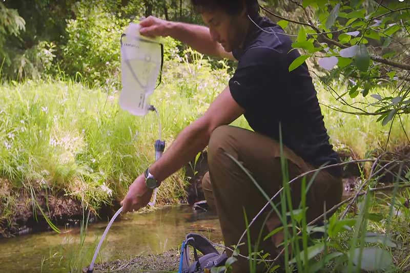 Platypus water filtration