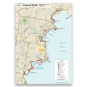 bondi to bronte walk map