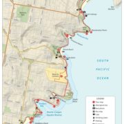 bondi beach map