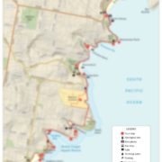 Bondi to Bronte walk map