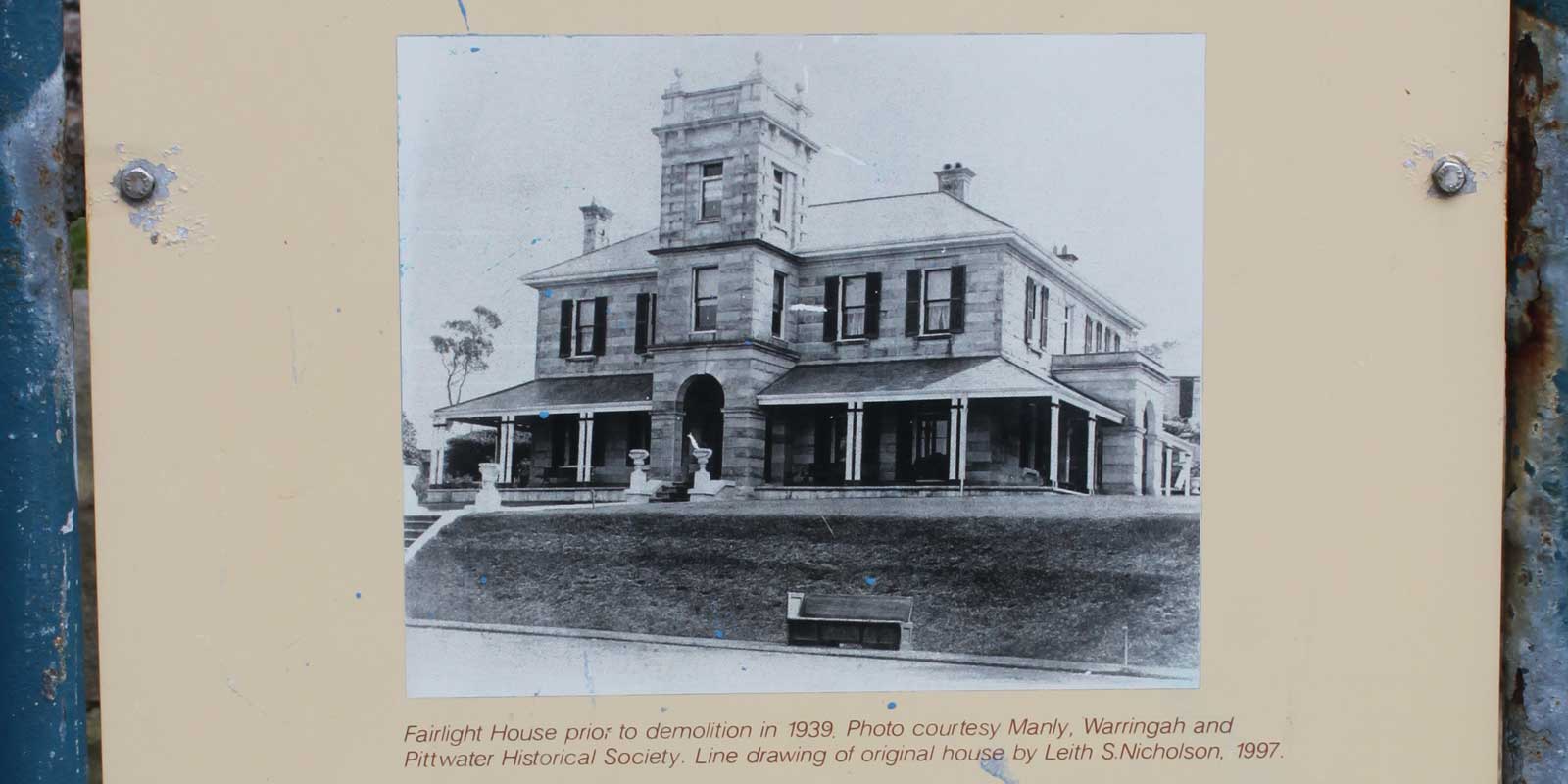 Fairlight House on the Spit to Manly walk, Manly Scenic Walkway