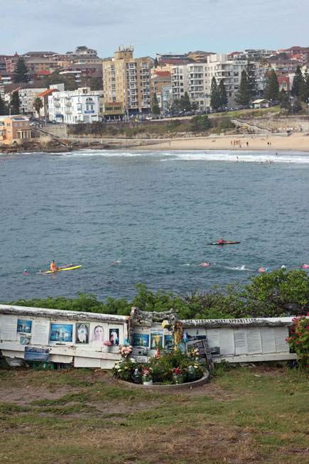 overlooking Coogee Beach