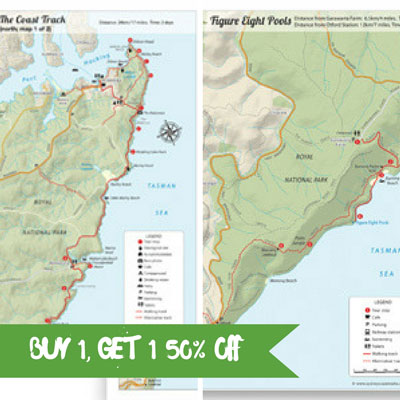 royal national park map Royal National Park Maps Bundle Pack Sydney Coast Walks